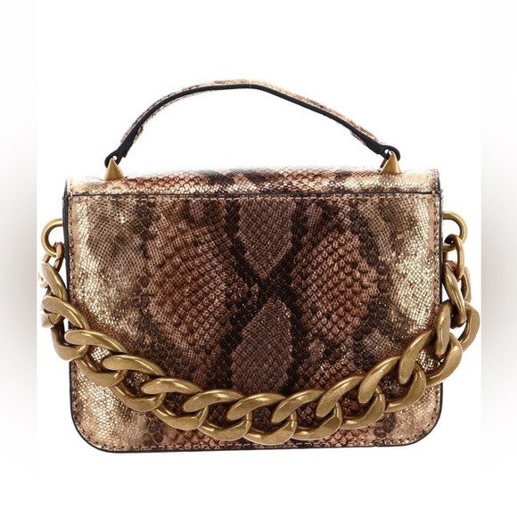 New GUESS Retour python print micro handbag - Picture 3 of 10